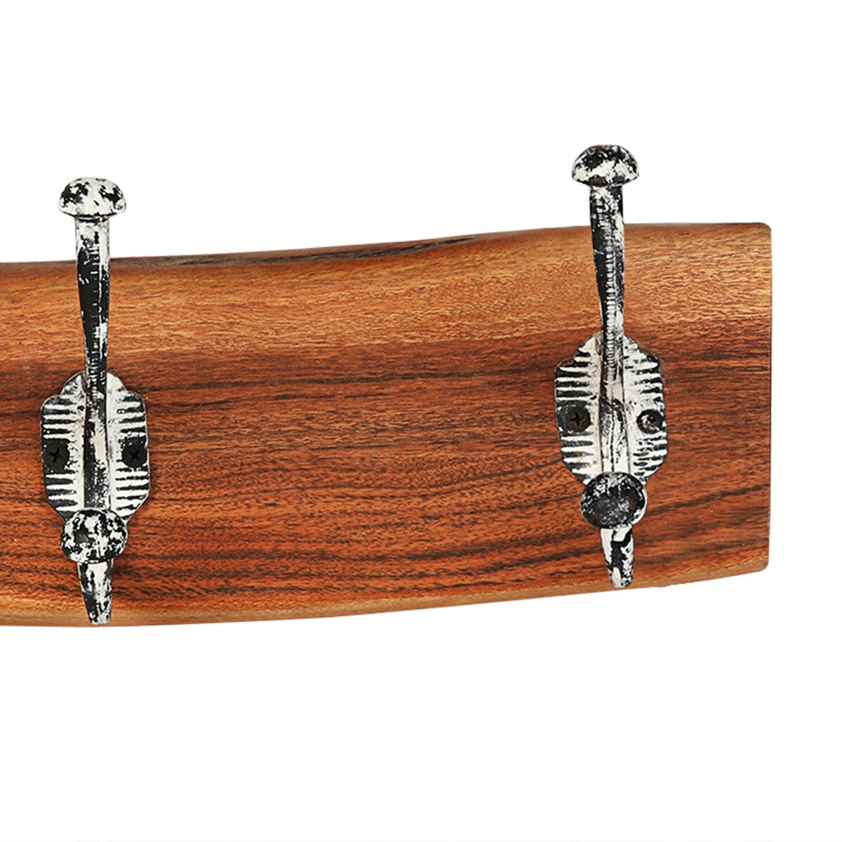 Porch & Den Meeker Hard Wood Utility Wall Mounted Coat Rack