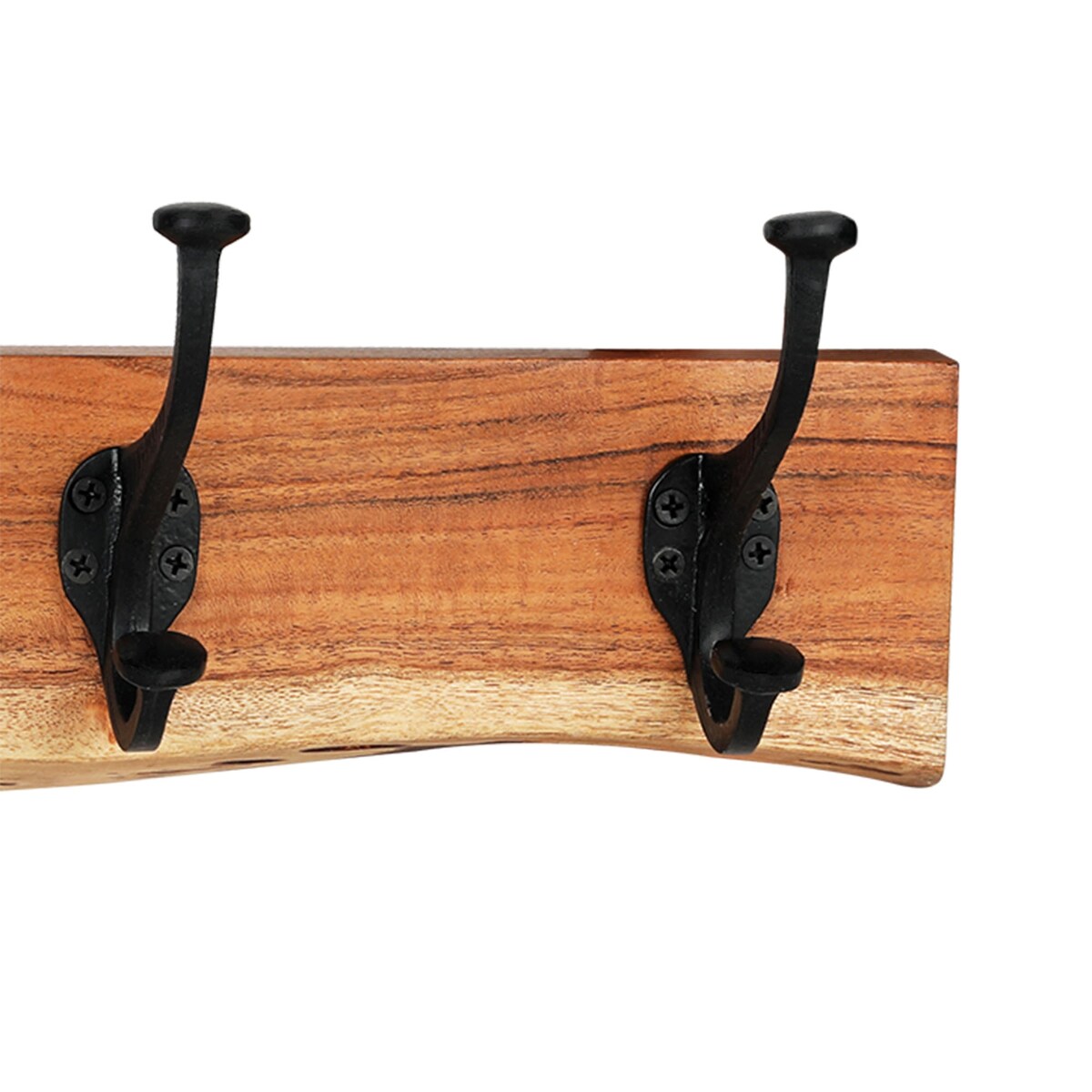 Porch & Den Meeker Hard Wood Utility Wall Mounted Coat Rack