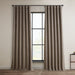 Exclusive Fabrics Faux Linen Room Darkening Curtain (1 Panel)