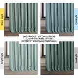 Exclusive Fabrics Faux Linen Room Darkening Curtain (1 Panel)