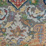 Porch & Den Mueller Vintage Grey/Multicolor Persian Area Rug