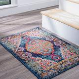 Jade Bohemian & Eclectic Overdyed Indoor Area Rug
