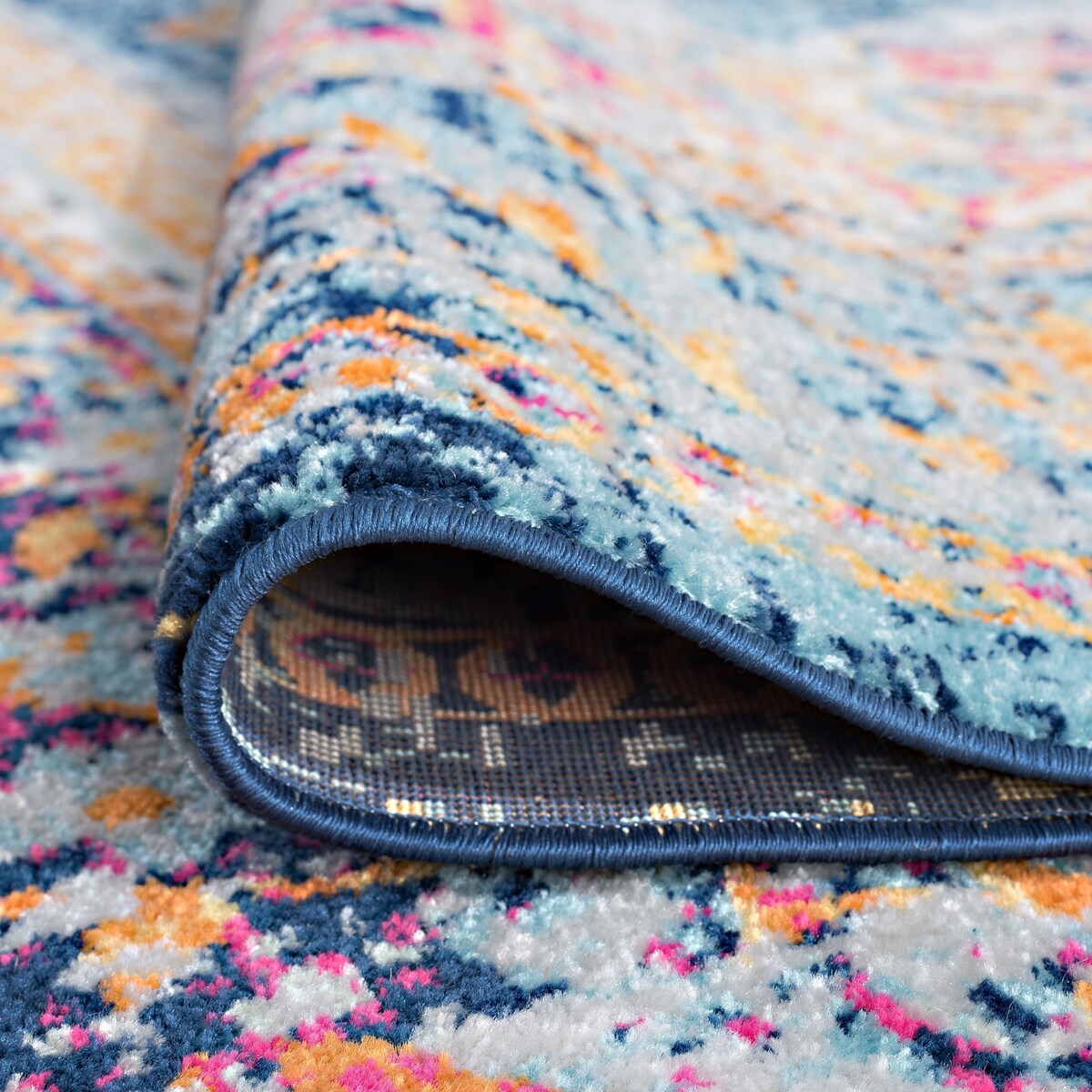 Jade Bohemian & Eclectic Overdyed Indoor Area Rug