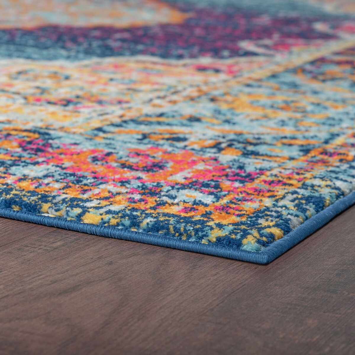 Jade Bohemian & Eclectic Overdyed Indoor Area Rug