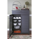 Porch & Den Rocheblave Espresso Wood Tall Multi-use Cabinet