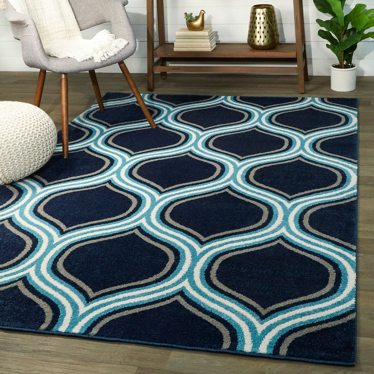 Porch & Den Scottston Trellis Pattern Area Rug