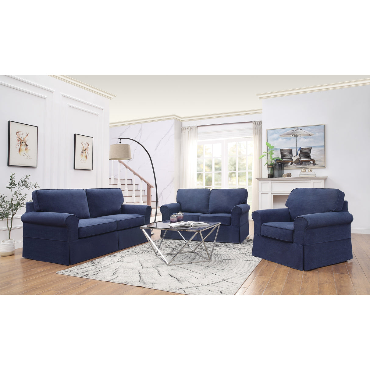 Porch & Den Zuni Arm Chair with Removable Slip Cover
