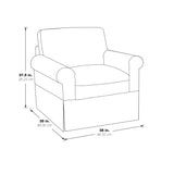 Porch & Den Zuni Arm Chair with Removable Slip Cover