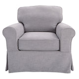 Porch & Den Zuni Arm Chair with Removable Slip Cover