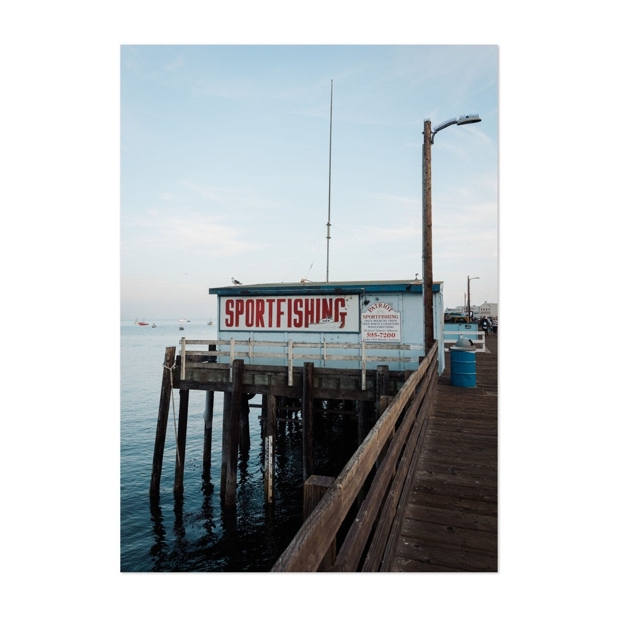 Port San Luis California Sportfishing Port San Luis Art Print/Poster