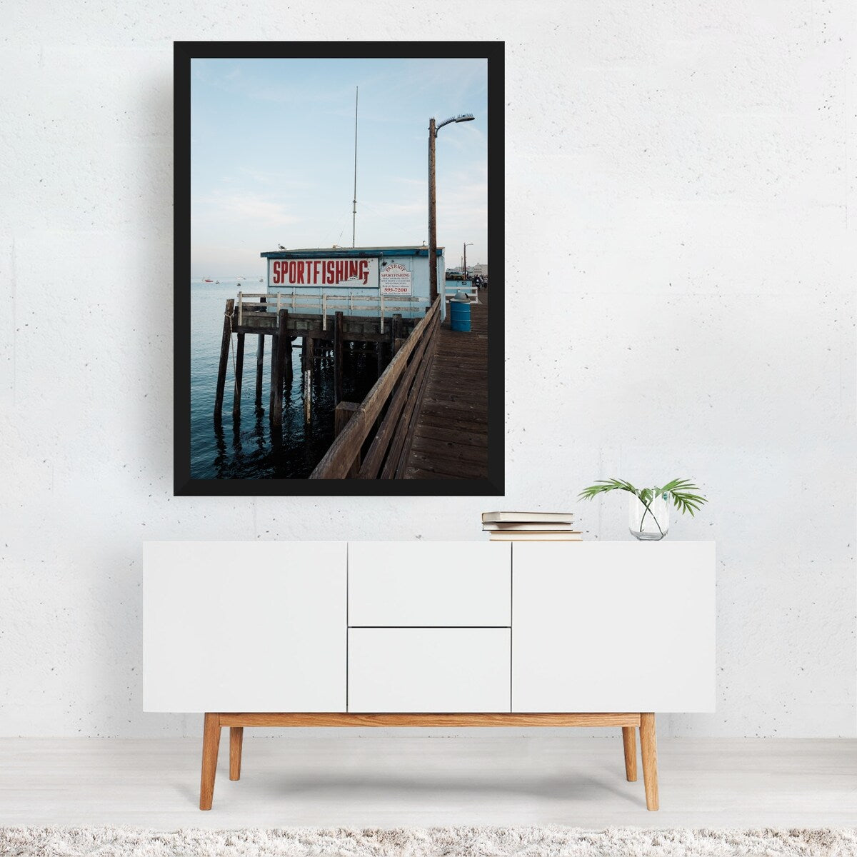 Port San Luis California Sportfishing Port San Luis Art Print/Poster