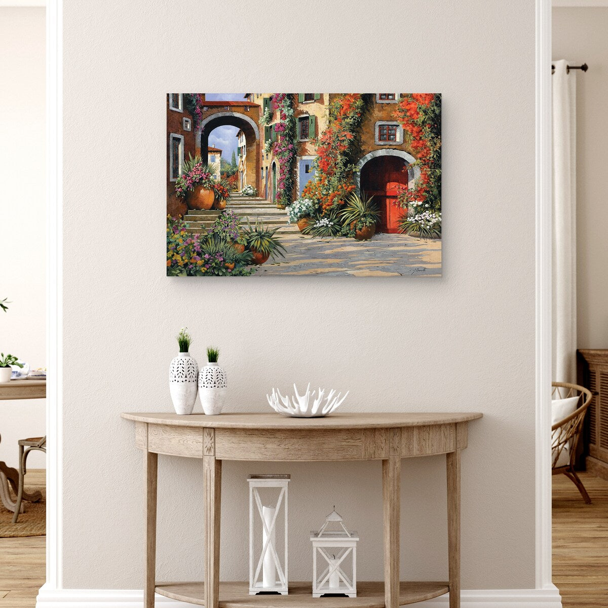 Porta Rossa by Guido Borelli Canvas Art Print