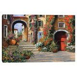 Porta Rossa by Guido Borelli Canvas Art Print
