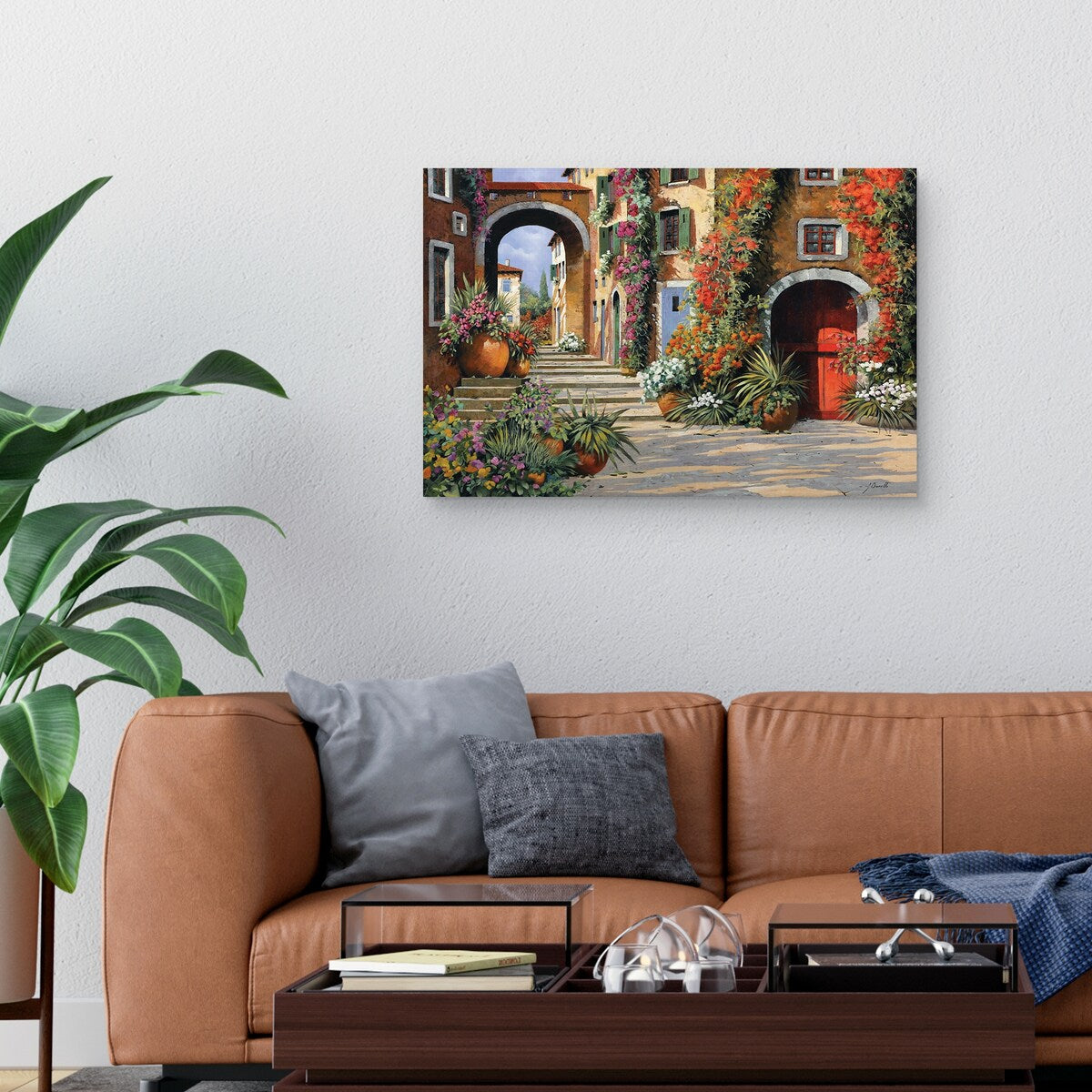 Porta Rossa by Guido Borelli Canvas Art Print