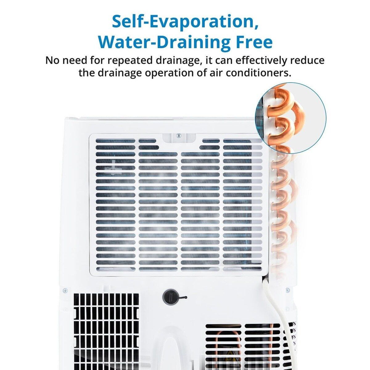 Portable Air Conditioner - 12000 BTU, Cools Up To 350 sq. ft, 4-in-1 with Window Kit