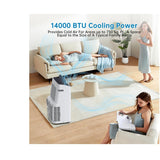 Portable Air Conditioners 14,000 BTU Cooling Room up to 750 sq.ft