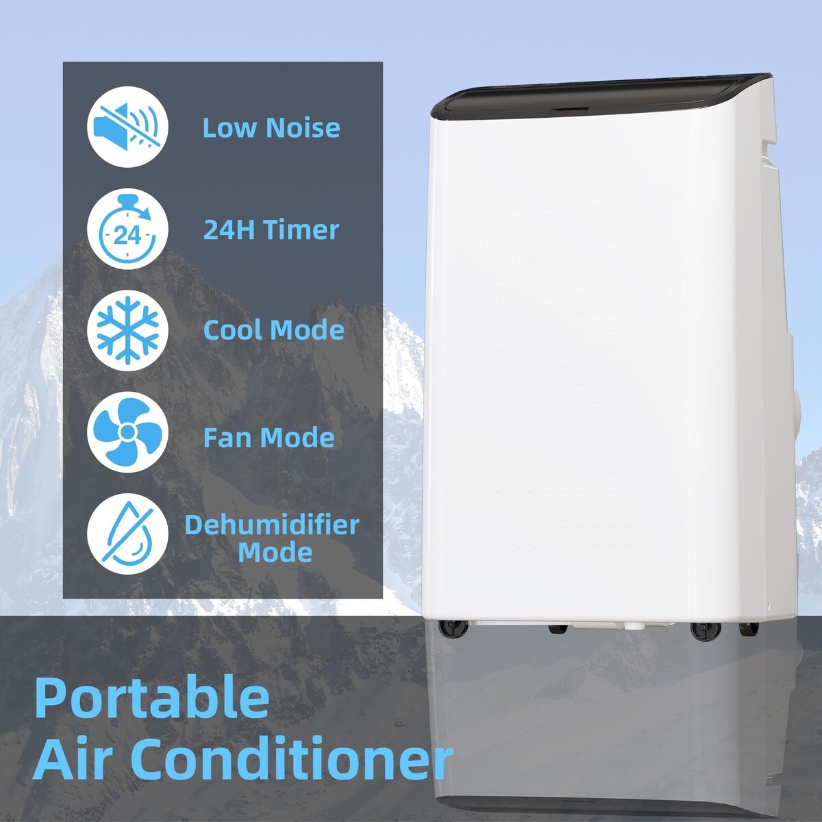 Portable Air Conditioners 14,000 BTU Cooling Room up to 750 sq.ft