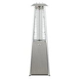 Portable Tabletop Pyramid Patio Heater with Glass Tube