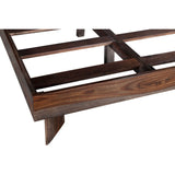 Porter Designs Cambria Transitional Solid Sheesham Wood Queen Bed, Gray