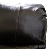 Porter Ramsey Black Cherry Top Grain Leather Power Reclining Loveseat with Center Console