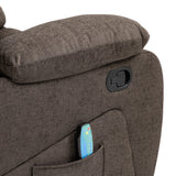 Porterdale Indoor Pillow Tufted Massage Recliner by Christopher Knight Home