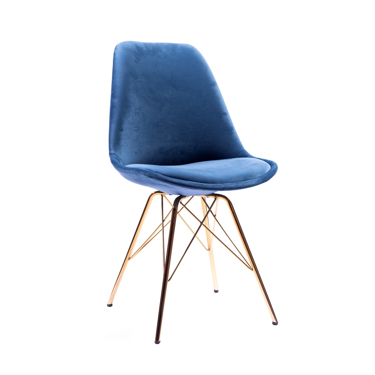 Porthos Home Alia Dining Chairs Set Of 2, Velvet And Gold Chrome Legs