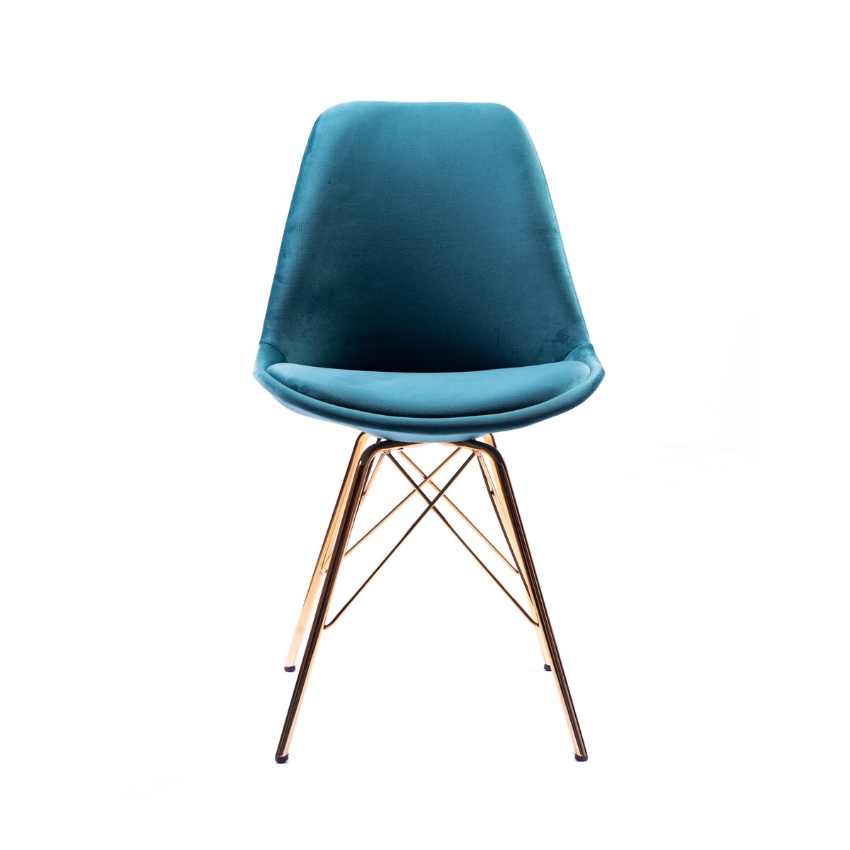 Porthos Home Alia Dining Chairs Set Of 2, Velvet And Gold Chrome Legs