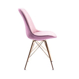 Porthos Home Alia Dining Chairs Set Of 2, Velvet And Gold Chrome Legs