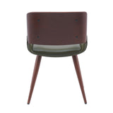 Porthos Home Basil Faux Leather Mid-Century Dining Chair