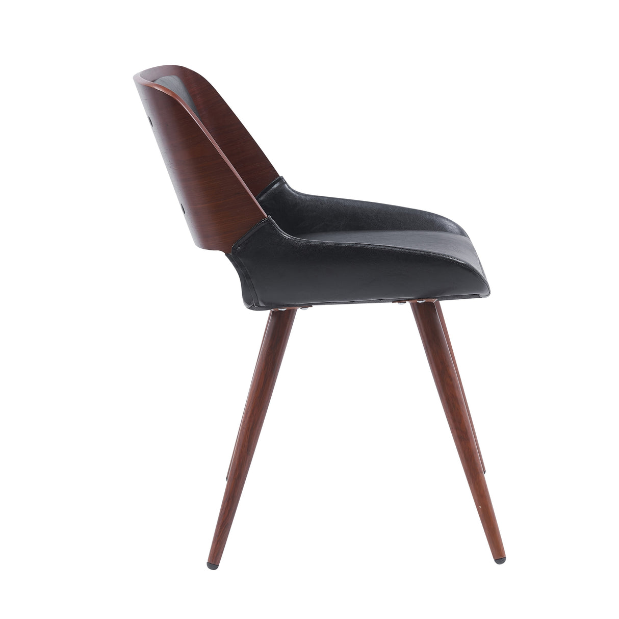 Porthos Home Basil Faux Leather Mid-Century Dining Chair