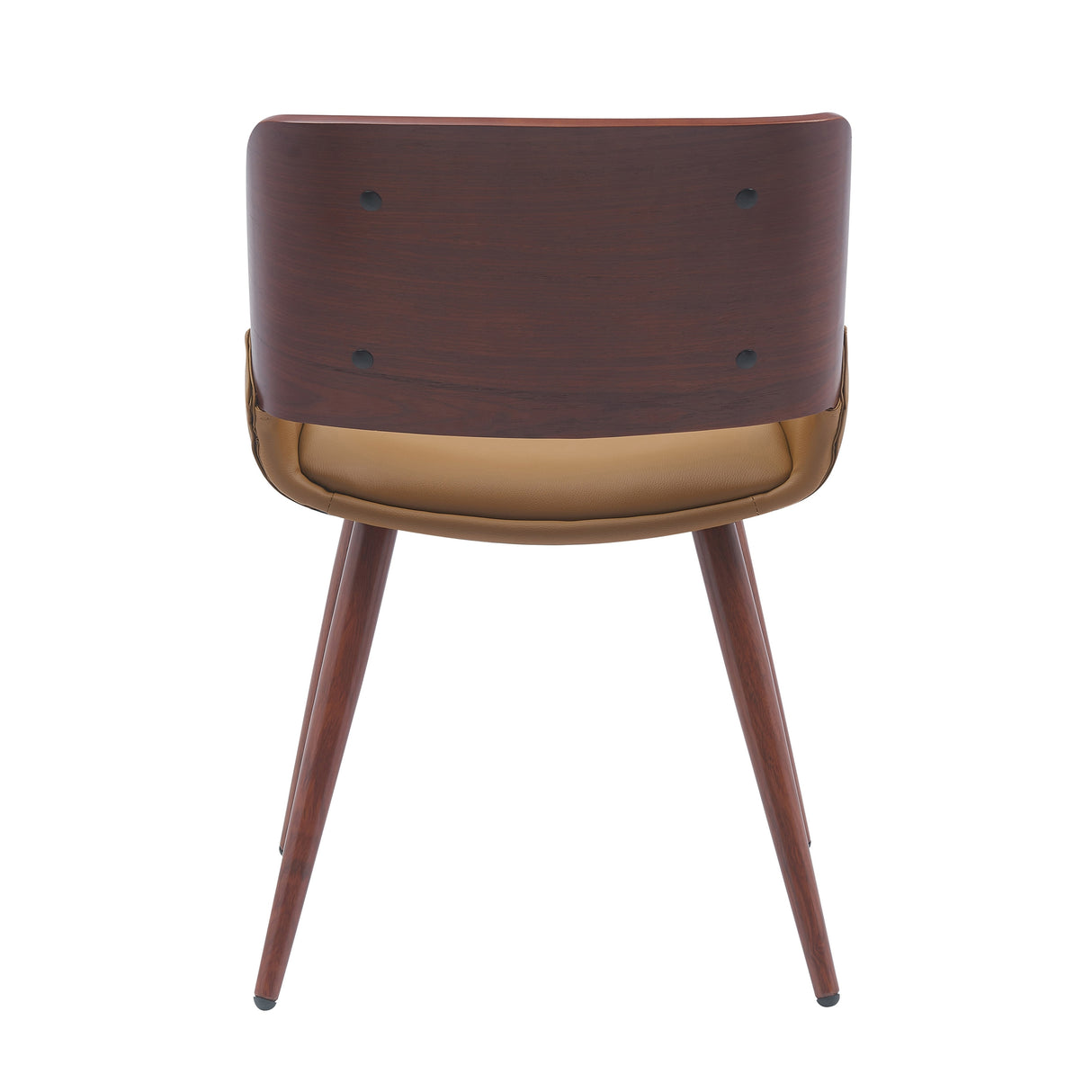 Porthos Home Basil Faux Leather Mid-Century Dining Chair