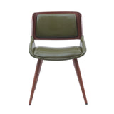 Porthos Home Basil Faux Leather Mid-Century Dining Chair