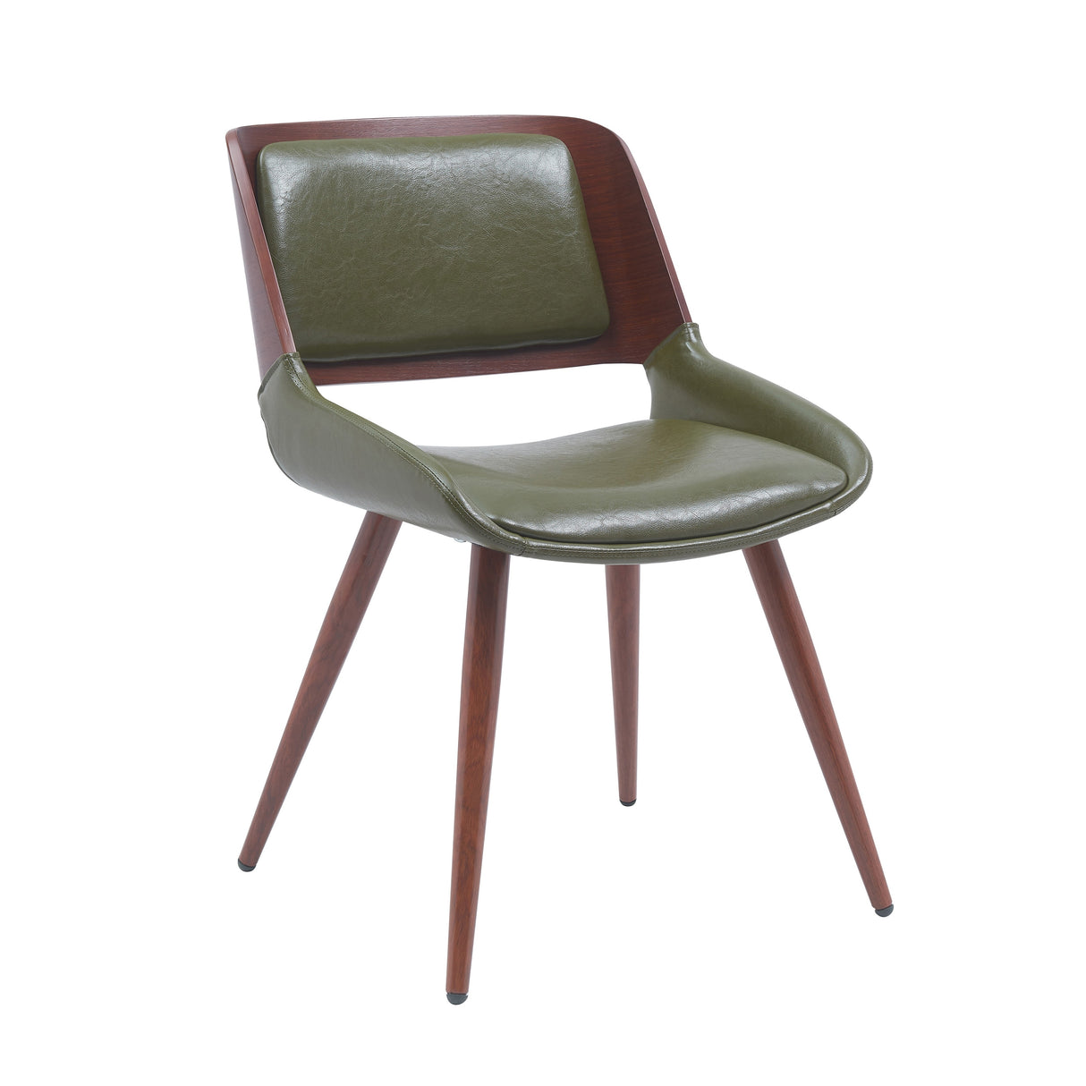 Porthos Home Basil Faux Leather Mid-Century Dining Chair