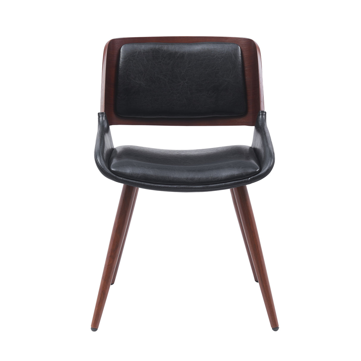 Porthos Home Basil Faux Leather Mid-Century Dining Chair