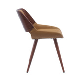 Porthos Home Basil Faux Leather Mid-Century Dining Chair