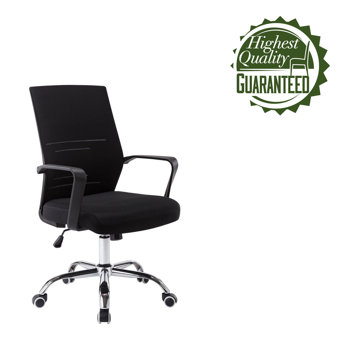 Porthos Home Brio Swivel Office Chair, Mesh Back, Adjustable Height