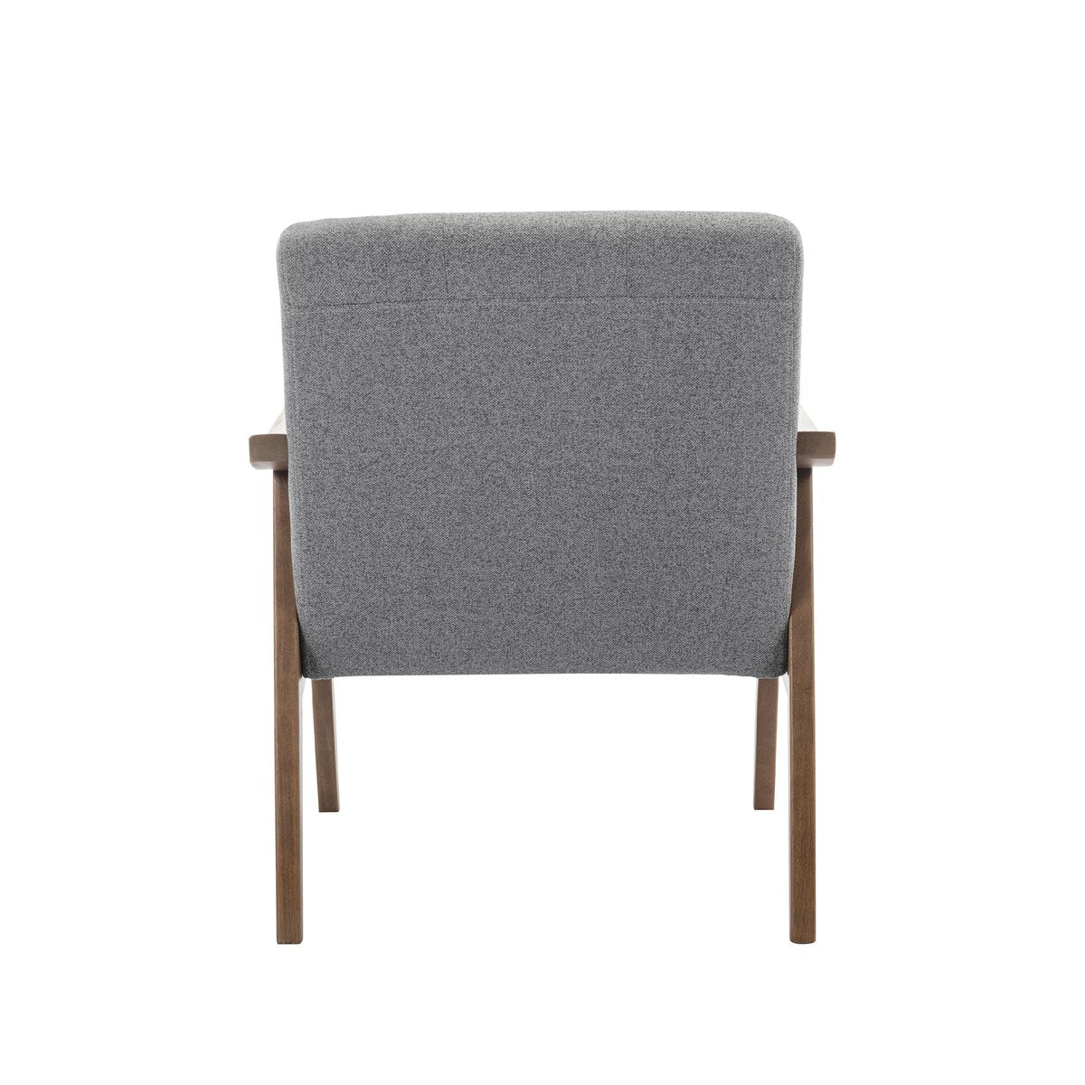 Porthos Home Galina Fabric Accent Chair with Rubberwood Legs