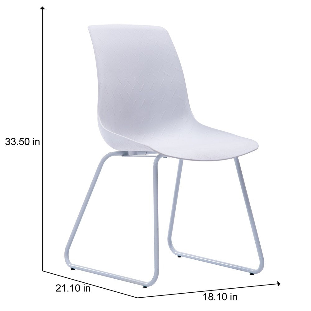 Porthos Home Modern Dining, Side or Desk Chair, Easy Assembly,Set of 2