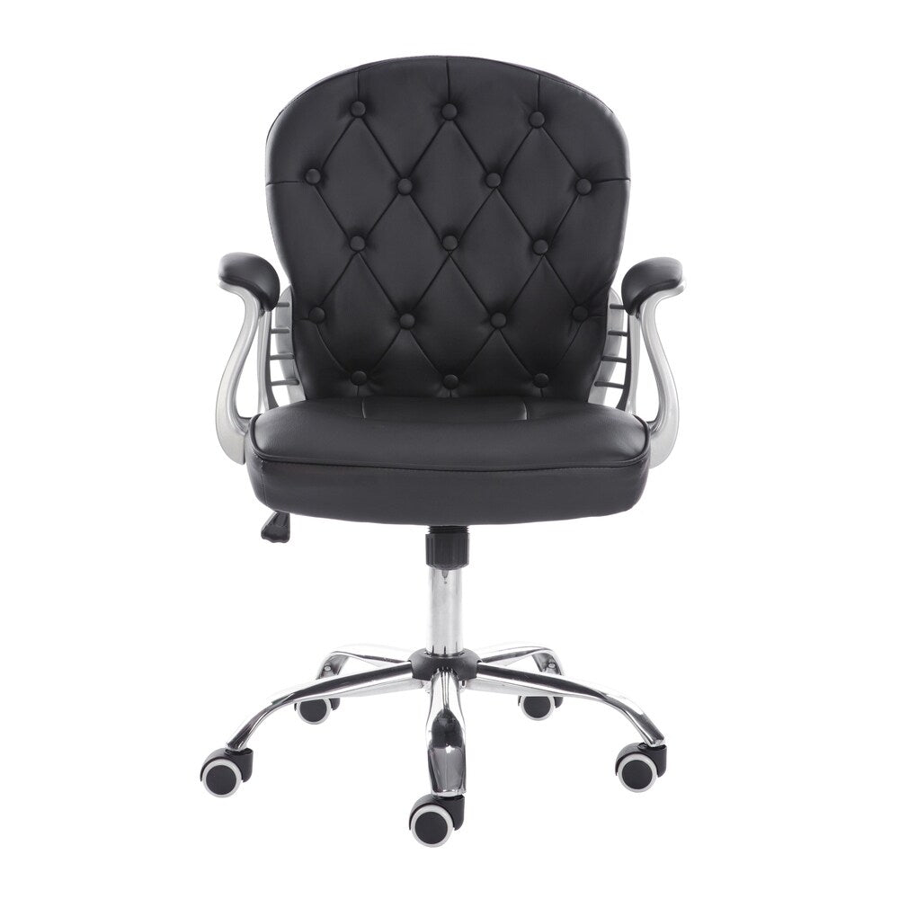 Porthos Home Wylder 360? Swivel Office Chair, PU Leather Upholstery