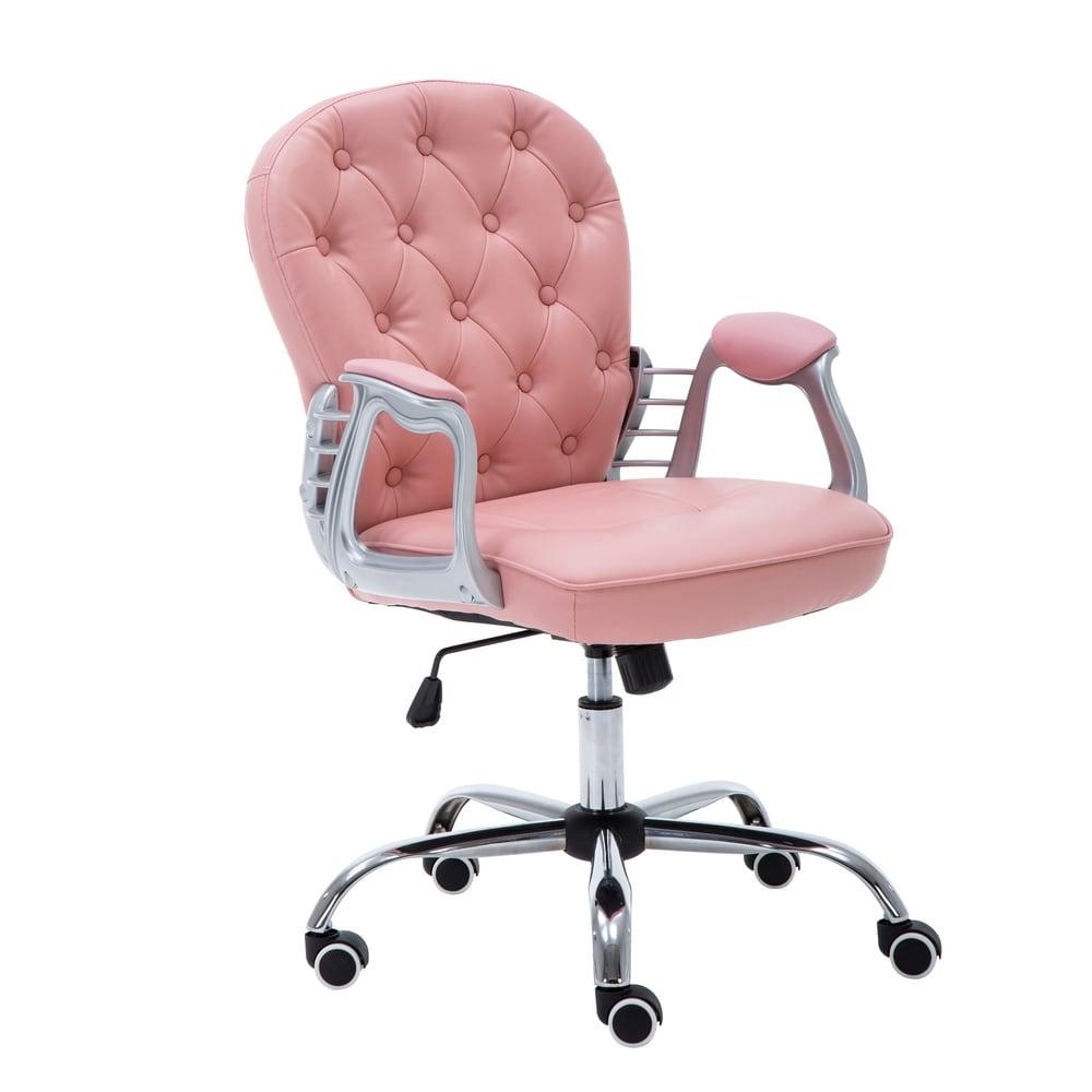 Porthos Home Wylder 360? Swivel Office Chair, PU Leather Upholstery