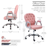 Porthos Home Wylder 360? Swivel Office Chair, PU Leather Upholstery