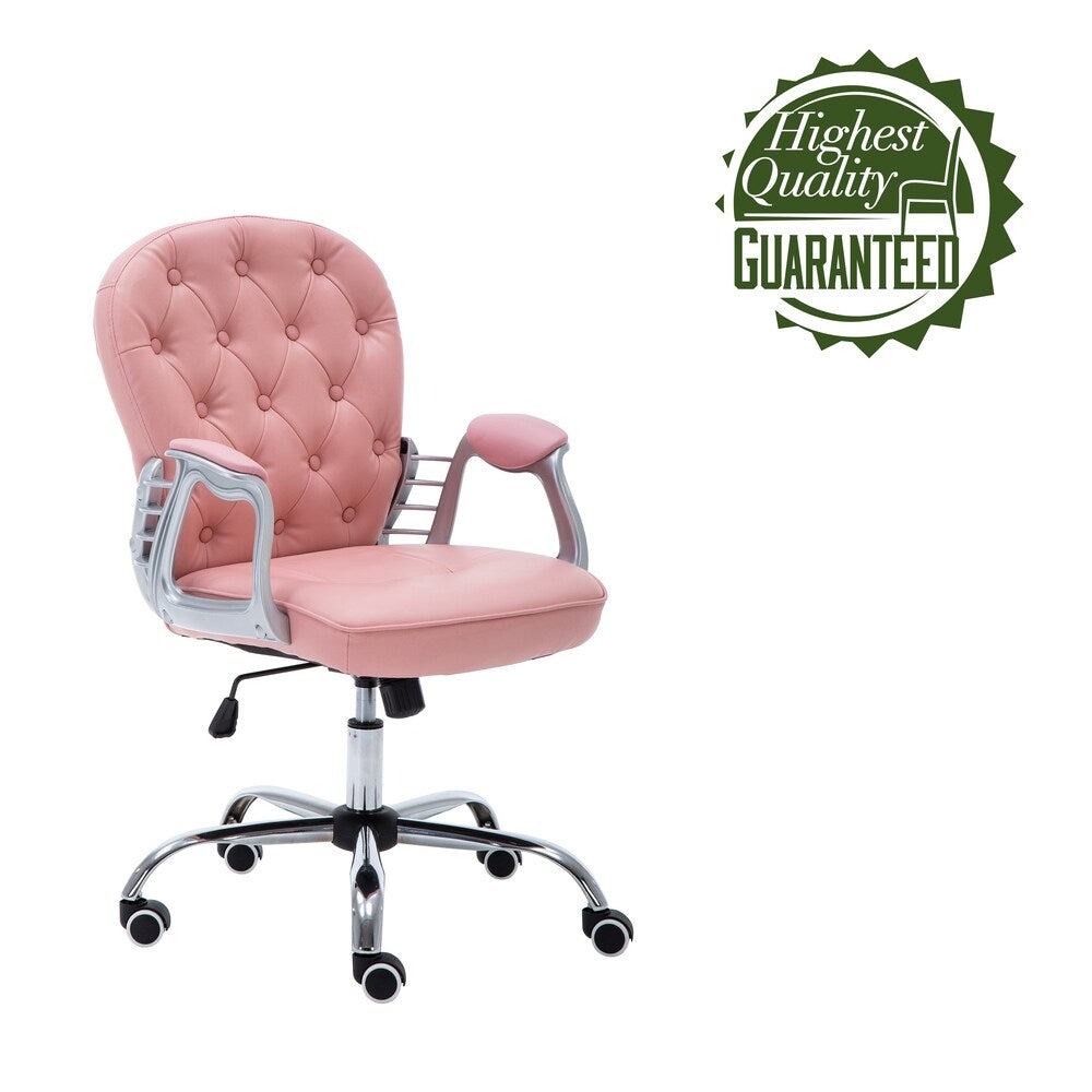 Porthos Home Wylder 360? Swivel Office Chair, PU Leather Upholstery