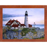 Portland Headlight-THEWIN9568 Print 23.75"x32.25" by Thelma Winter