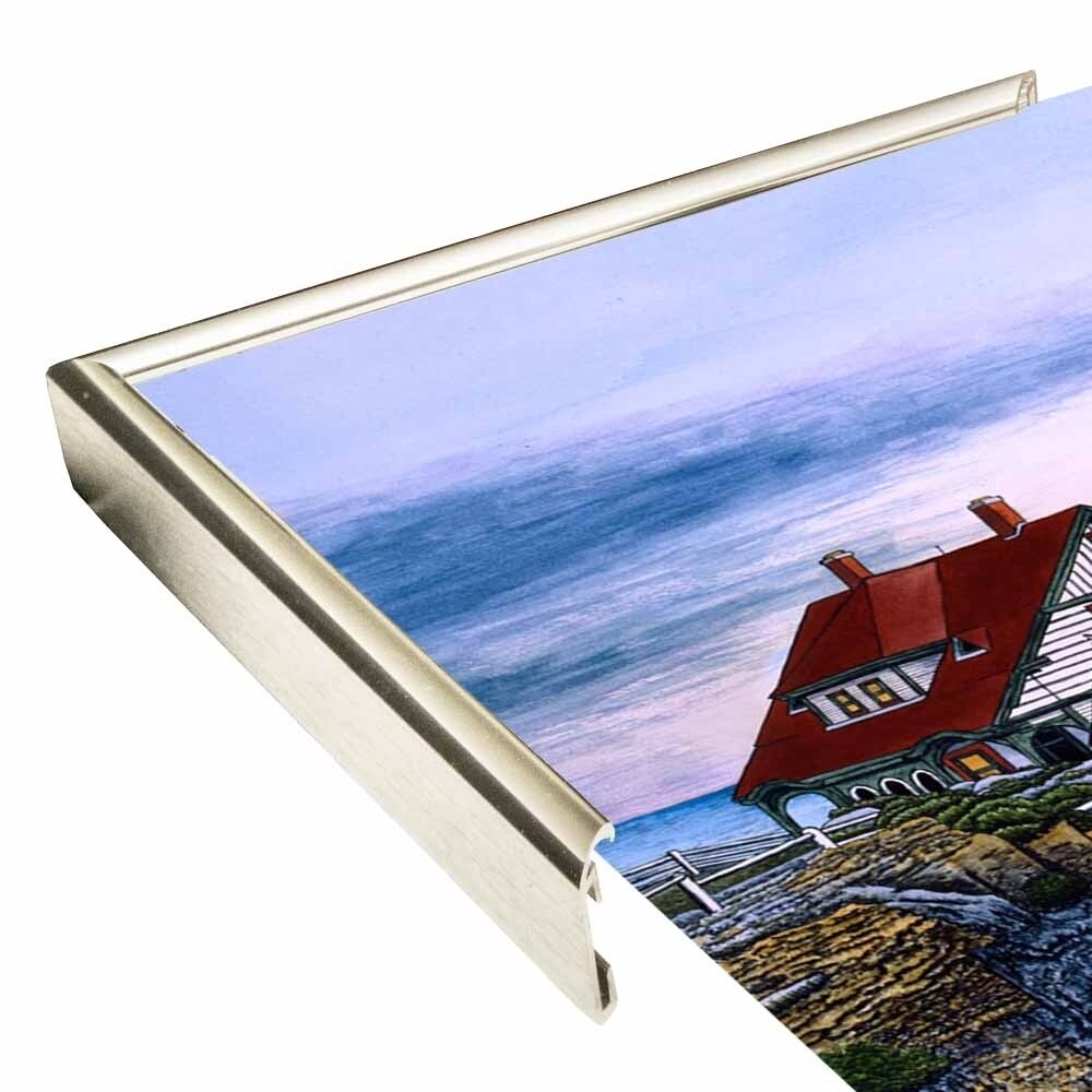 Portland Headlight-THEWIN9568 Print 23.75"x32.25" by Thelma Winter
