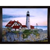 Portland Headlight-THEWIN9568 Print 23.75"x32.25" by Thelma Winter