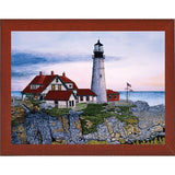 Portland Headlight-THEWIN9568 Print 23.75"x32.25" by Thelma Winter