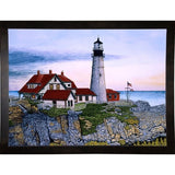 Portland Headlight-THEWIN9568 Print 23.75"x32.25" by Thelma Winter