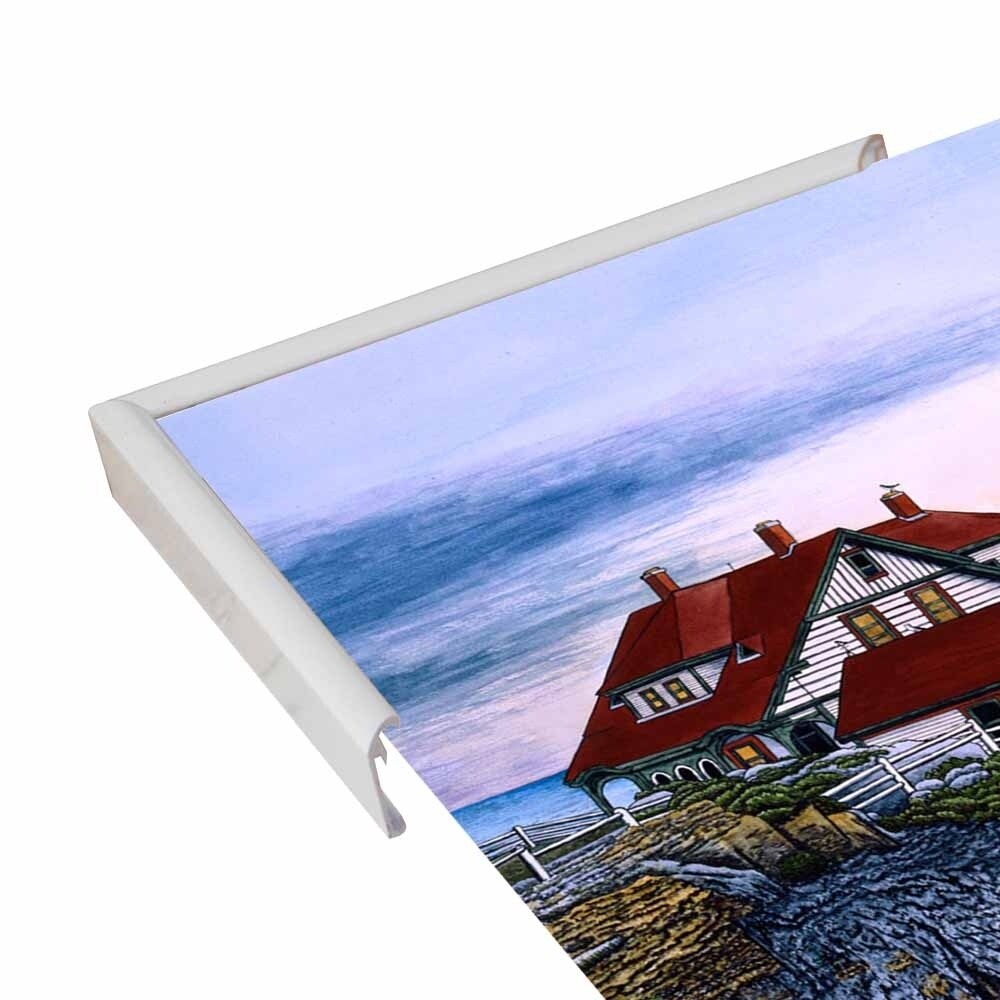 Portland Headlight-THEWIN9568 Print 23.75"x32.25" by Thelma Winter