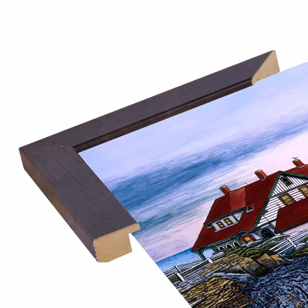 Portland Headlight-THEWIN9568 Print 23.75"x32.25" by Thelma Winter