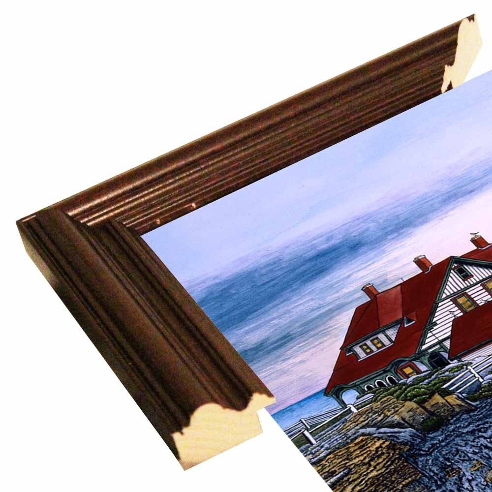 Portland Headlight-THEWIN9568 Print 23.75"x32.25" by Thelma Winter